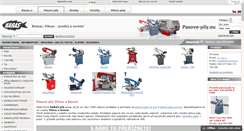 Desktop Screenshot of pasove-pily.eu